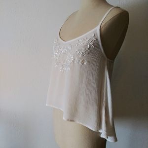 Abercrombie & Fitch beaded tank top xs